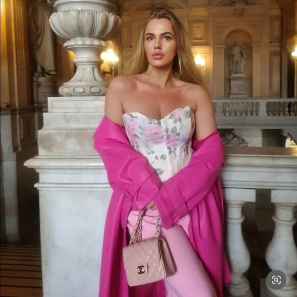 ZARA FLORAL CORSET TOP - Picture 2 of 16